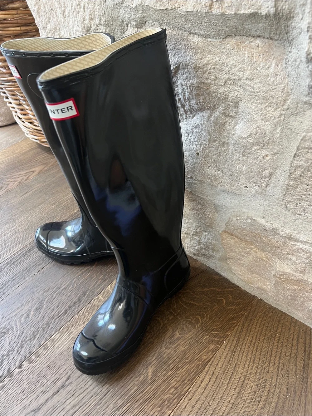 HUNTER Women's Original Tall Gloss Rain Boots